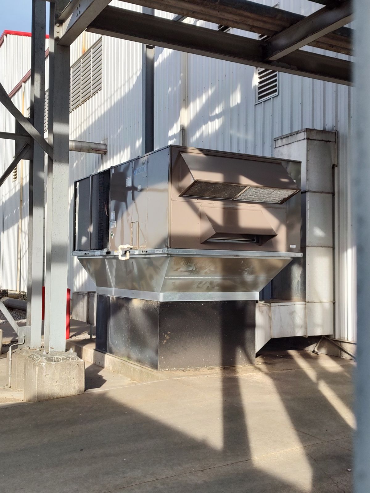 Commercial YORK unit installation